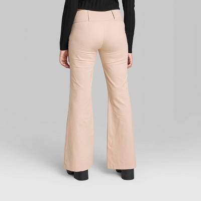Women's Mid-rise Foldover Straight Chino Pants - Wild Fable™ : Target