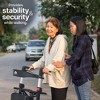 Foldable Wheeled Walker with Adjustable Height, 9-Inch Front and 8-Inch Rear Wheels, 300 lb Capacity - 3 of 3