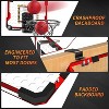 TEMI Indoor Basketball Hoop for Kids, Door Room Basketball Hoop,Mini Basketball Hoop with 4 Balls, Basketball Toys for 3 4 5 6 7 8 9 10 Year Old Boys - 3 of 3