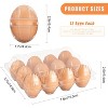 60 Pack Plastic Egg Cartons 3x4 Grids, Bulk for 12 Eggs - Ideal for Refrigerator Storage, Chicken Farm, Farmers Markets - 2 of 4