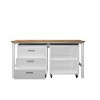 Manhattan Comfort Fortress 3pc Mobile Space Saving Garage Cabinet and Worktable Set 3.0 White - 4 of 4