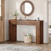 Hommoo 55-Inch Farmhouse Console Table Walnut Brown - 4 of 4