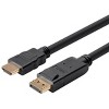 Monoprice DisplayPort 1.2a to HDTV Cable - 3 Feet | Supports Up to 4K Resolution And 3D Video - Select Series - 2 of 4