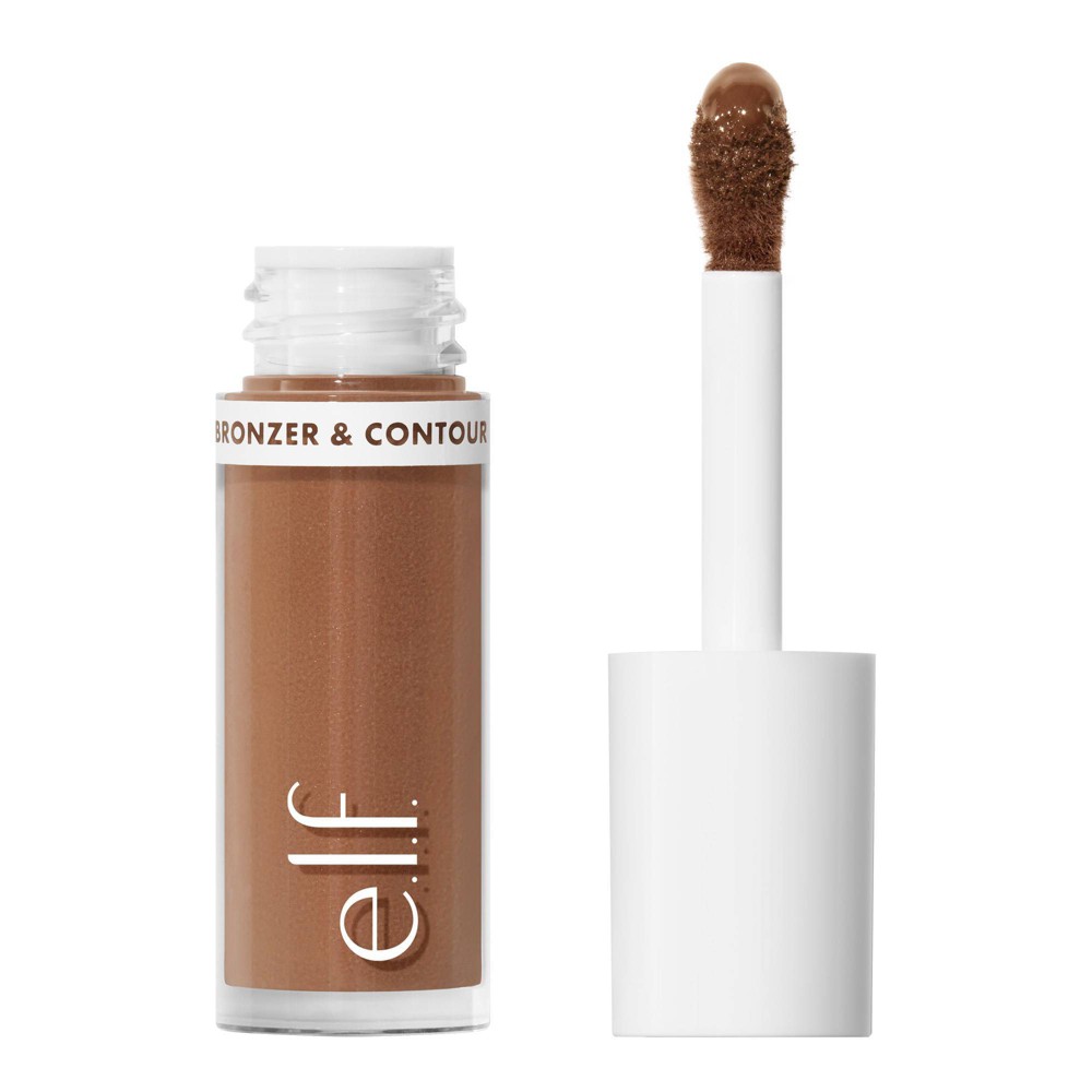 Photos - Face Powder / Blush ELF e.l.f. Camo Liquid Bronzer & Contour - 5.5 Medium/Tan - 0.13 fl oz 