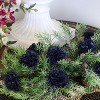Floral Home 5" Stem Long Navy Blue Carnation Pick - 100-Piece - 2 of 3