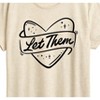 Women's - Instant Message - Let Them Short Sleeve Graphic T-Shirt - 2 of 4