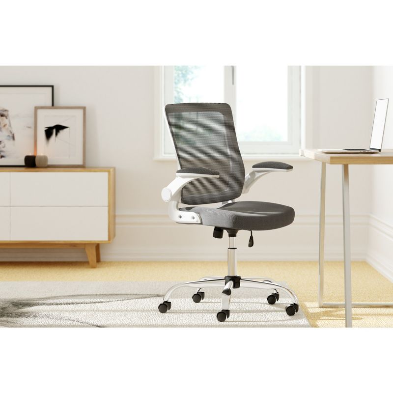 Works Creativity Mesh Office Chair with Chrome Base Gray - Serta, 2 of 10