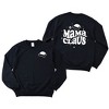 Simply Sage Market Women's Graphic Sweatshirt Mama Claus Front and Back - 2 of 4