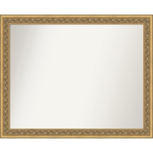 Amanti Art Carter Dark Gold Non-Beveled Wood Framed Bathroom Vanity Wall Mirror - 1 of 4