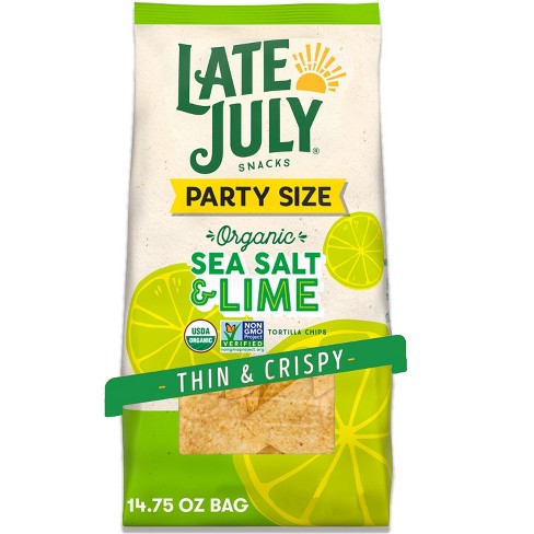 Late July Party Size Restaurant Style Organic Sea Salt & Lime