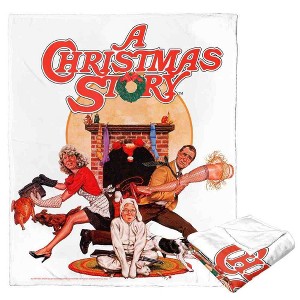 Warner Bros. A Christmas Story Christmas Story Poster Silk Touch Throw Blanket 50x60 Inches - 1 of 4