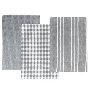 Wrapables 100% Cotton Kitchen Dish Towels (Set of 3) - 1 of 4
