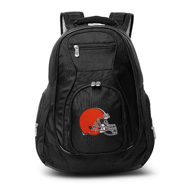 NFL Cleveland Browns Premium 19&#34; Laptop Backpack - Black, 1 of 2