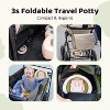 BabyBond Portable Potty for Toddler, Foldable Training Toilet Seat Travel Potty for Car, Camping, Outdoor, Indoor - 2 of 4
