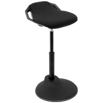 Mount-It! Ergonomic Sit Stand Stool, Leaning Chair for Standing Desk, Height Adjustable Up to 34. 6"