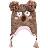 Girls Critter Winter Hat and 2 Pair Gloves or Mittens (Toddler/Little Girls) - 2 of 4