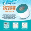 Hurricane Filters Advanced Replacement Spa Filter Cartridge for Unicel 5CH-352, PPM35SC-F2M, Filbur FC-1008, and Master Spas EP, White, 4 Pack - 2 of 4