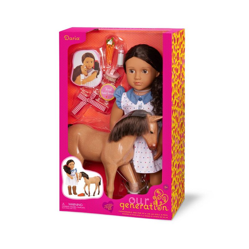 Our Generation Daria with Foal 18&#34; Doll &#38; Horse Set, 6 of 7