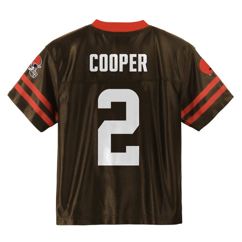 NFL Cleveland Browns Toddler Boys' Short Sleeve Cooper Jersey, 3 of 4