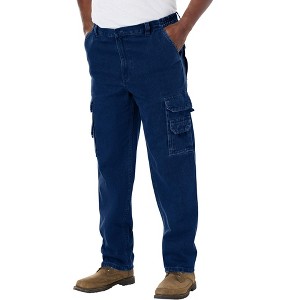 Boulder Creek by KingSize Men's Big & Tall Marine Cargo Pants - 1 of 2
