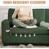 83" Oversized Modern 3-Seater Sofa – Deep Seat Couch with Wide Armrests, Removable Washable Cover, Plush Loveseat for Living Room & Bedroom - 2 of 4