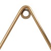 Kate and Laurel Tulla Diamond Metal Hanging Planter, 3 Piece, Gold - 4 of 4