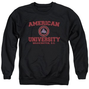American University Official Circle Logo Adult Crewneck Sweatshirt - 1 of 4