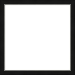 Amanti Art Eva Black Silver Narrow Framed Dry Erase Magnetic Board - 1 of 4