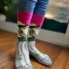 Slow Animals on a Motorcycle Socks from the Sock Panda (Women's Sizes, Adult Medium) - 2 of 4