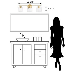 KAISITE 2-Light Bathroom Vanity Light Matte Soft Diffused Lighting - 1 of 4