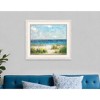 HomeRoots Coastal Feel Ocean View Watercolor White Framed Wall Art - 2 of 4