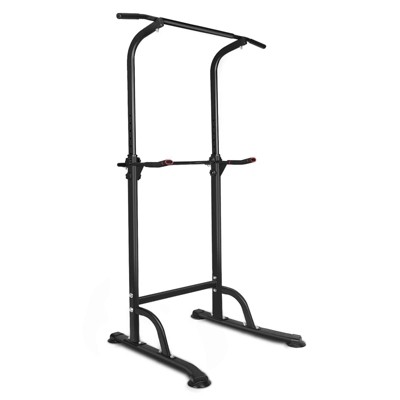 BestParts Power Tower Pull Up Dip Station, Adjustable Height Multi-Function Strength Training Equipment for Home Gym, 330LBS Capacity