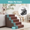 Cozy Kiss 5-Tier Extra-Wide Foam Pet Steps, Non-Slip Dog Stairs for High Beds & Sofas with Removable Washable Cover - 2 of 4