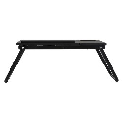 Adjustable Tilt Lap Desk With Cushion Black Mind Reader Target