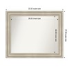 Amanti Art Sierra Non-Beveled Wood Framed Bathroom Vanity Wall Mirror - 3 of 4