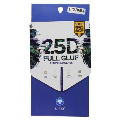 LITO 2.5D Full Glue Tempered Glass Screen Protector for Google Pixel 5