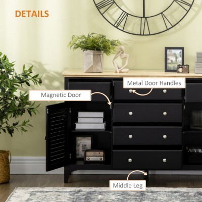 LunaLulinlk Kitchen Cabinet Coffee Bar Cabinet