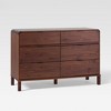 Saracina Home Modern Solid Wood Curved Edge 6 Drawer Dresser - 2 of 4