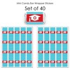 Big Dot of Happiness Nurse Graduation - Mini Candy Bar Wrapper Stickers - Medical Nursing Graduation Party Small Favors - 40 Count - 3 of 4