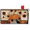 Primitive Pumpkins Autumn Magnetic Mailbox Cover Sunflowers Fall Briarwood Lane - 3 of 3