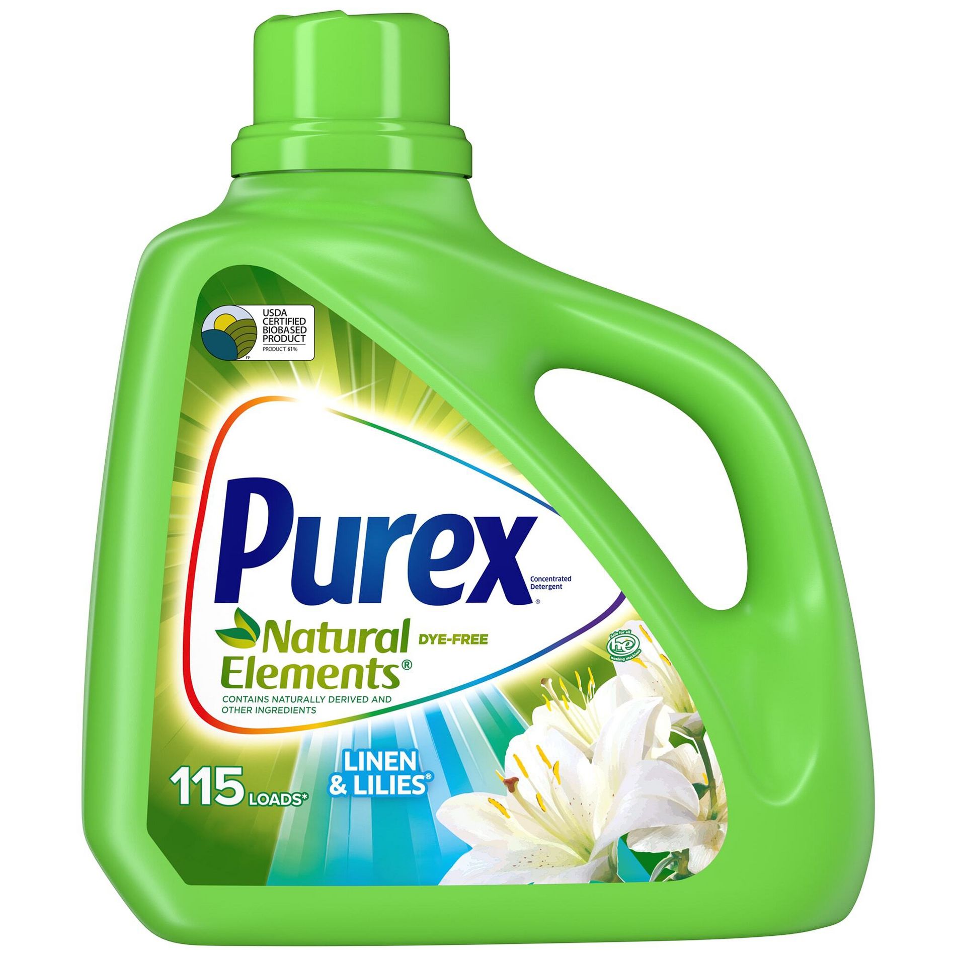 Purex Natural Elements Linen and Lilies HE Liquid Laundry Detergent - 150 fl oz
