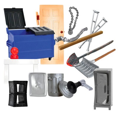 Dumpster Match Accessory Set for WWE & AEW Wrestling Action Figures