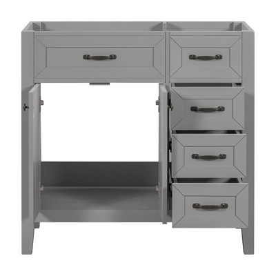 NicBex Bathroom Vanity without Sink/with Sink,Bathroom Sink Vanity with Drawers,36 inch Bathroom Sink Cabinet for Bathroom,White/Gray/Black/Blue/Green