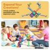 PICASSO-TILES Marble Run  Add-On Accessories for Race Track Expansion Magnetic Tiles, Building Blocks STEM Toy for Kids - 4 of 4