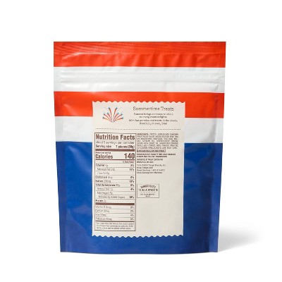 Vanilla Fudge Dipped Mini Pretzels with Red & Blue Drizzle - 10oz - Favorite Day™