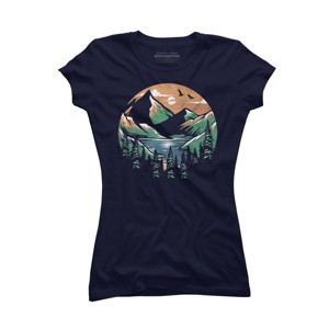 Junior's Design By Humans Happiness Place By orangedan T-Shirt - 1 of 3