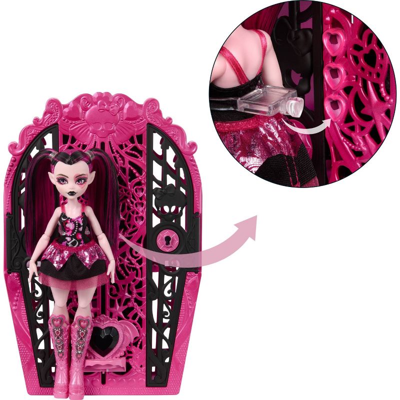 Monster High Skulltimate Secrets Draculaura Doll, 5 of 7