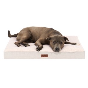 FurHaven Plush & Decorator Check Tuft-Top Orthopedic Mattress Pet Bed for Dogs and Cats - 1 of 4