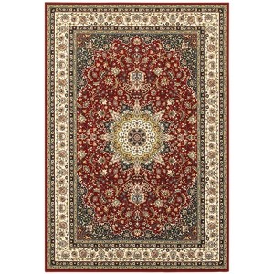 Captiv8e Designs Katherine Traditional Star Medallion Red/Ivory Area Rug - 1 of 3