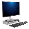 Allsop® TechStyle Steel Monitor Stand, 32848 in Silver - 3 of 4